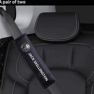 2 Nightmare before Christmas Jack Skellington seatbelt strap covers